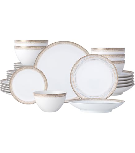 Amazon.com | Noritake White Palace 20-Piece Dinnerware Place