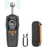 Proster Rechargeable Moisture Meter - Pinless Moisture Meters for Walls with 2.4'' Colour LCD Screen Sound Light Alarm Moistu