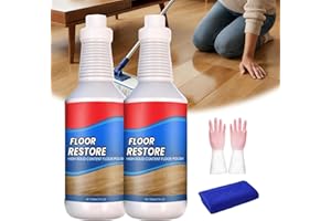 Floor Restore Solution, Floor Restorer & Polish, Hardwood Floor Cleaner, Easy Spray & Wipe Flooring Protection Agent for Shin