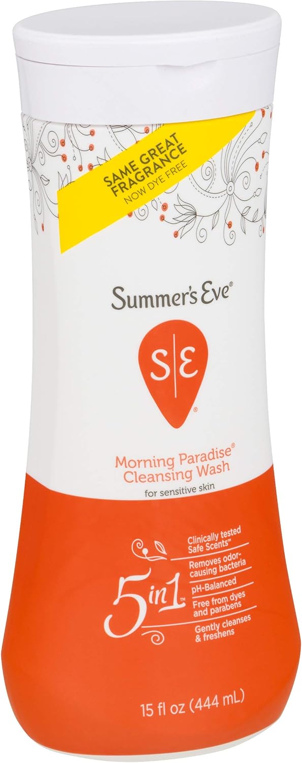 Summer's Eve Cleansing Wash | Morning Paradise | 15 Ounce | Pack of 3 | pH-Balanced, Dermatologist & Gynecologist Tested: Health & Personal Care