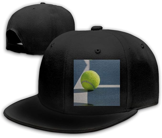 Tennis Ball On Line Unisex Caps Fashion Flat Top Hat Adjustable