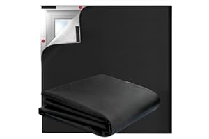 GIUPRE 39x57 inch Blackout Curtains, Black Out Window Cover, Portable Window Shade Blinds No Drill for Bedroom, RV, Nursery, Media Room