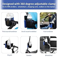 Accmor Stroller Cup Holder with Phone Holder, Bike