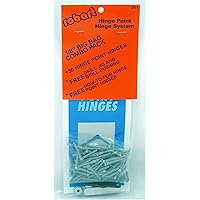 Robart Super Hinge Points 6-Pack - 3/16" Hardware For RC Airplanes