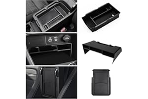 Karltys 3PCS CRV Center Console Organizer for Honda CR-V 2023-2025 2026 Accessories, CRV Hybrid Armrest Organizer Tray, Hidde