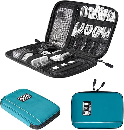 Amazon Co Jp バッグスマート Bagsmart Acアダプター Pc周辺小物用収納ポーチ インナーバック ゴム バンドが縫い付け プレゼント ギフト 文房具 オフィス用品