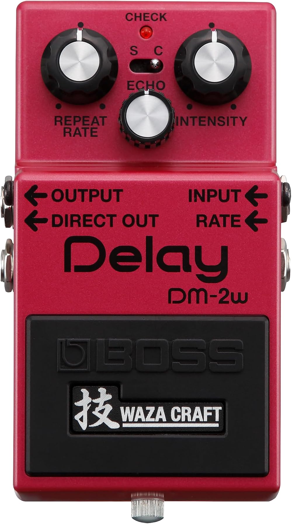 BOSS DM-2W Delay Pedal Waza Craft Analog Reproduction 5-Year Warranty