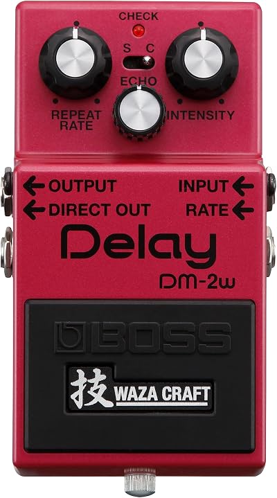 BOSS DM-2W Delay Pedal Waza Craft Analog Reproduction 5-Year Warranty