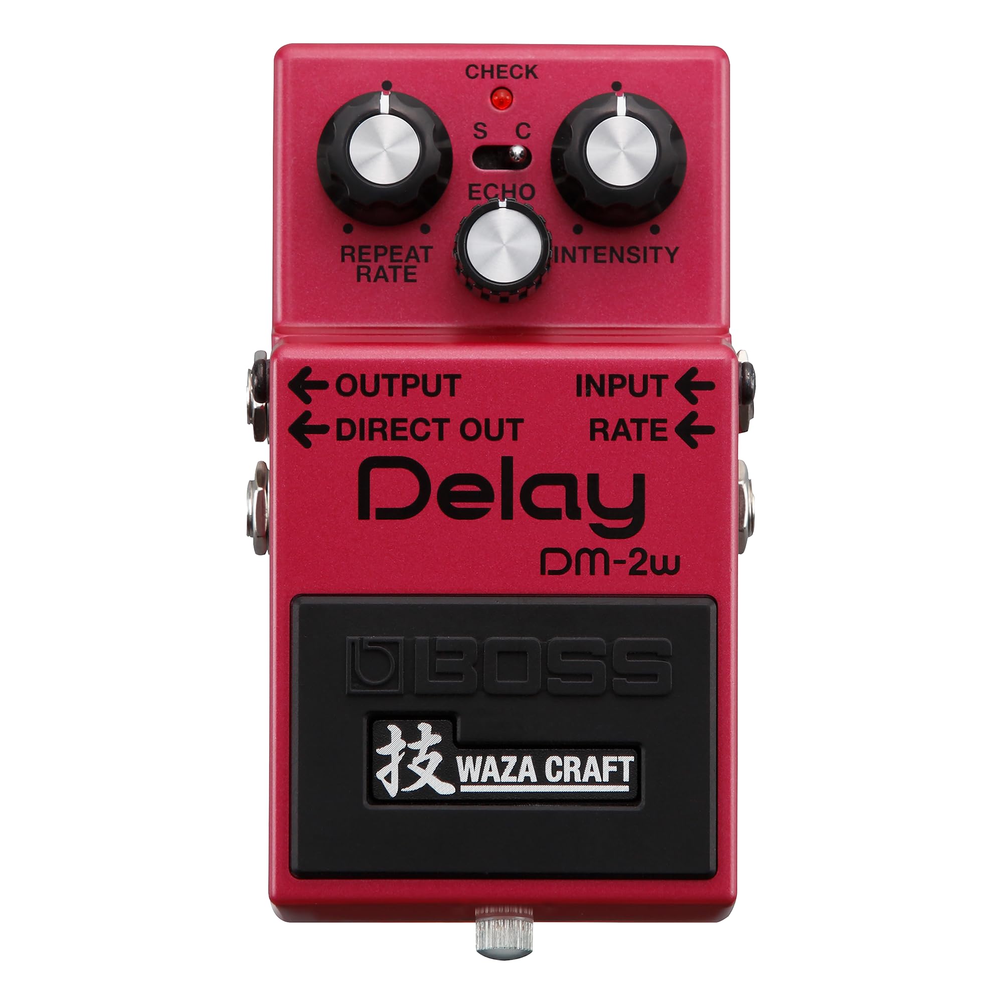 BOSS DM-2W Delay | Premium Waza Craft Guitar Effect Pedal with Analog Circuitry | True Reproduction of the Vintage BOSS DM-2 Delay | Standard & Custom Playing Modes | 5-Year Warranty