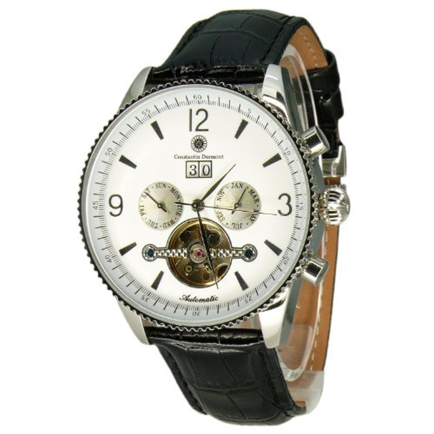 Constantin Durmont Men's Watch Crockett CD-Crock-at-LT-STST-WH- Buy Online  in Bahamas at Desertcart - 48313390.