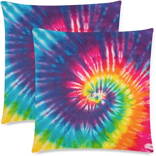 Amazon Com Interestprint 2 Pack Abstract Swirl Tie Dye Pillowcase