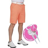Royal &amp; Awesome Men's Pastel Golf Shorts, Golf Shorts for Men Slim Fit, Funny Men Apparel, Crazy Bright Design, Colorful