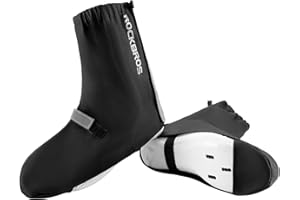 ROCKBROS Cycling Shoes Rain Covers Water Resistant Bike Shoe Cover Windproof Bicycle Overshoes for Mountain Road Bike Shoes