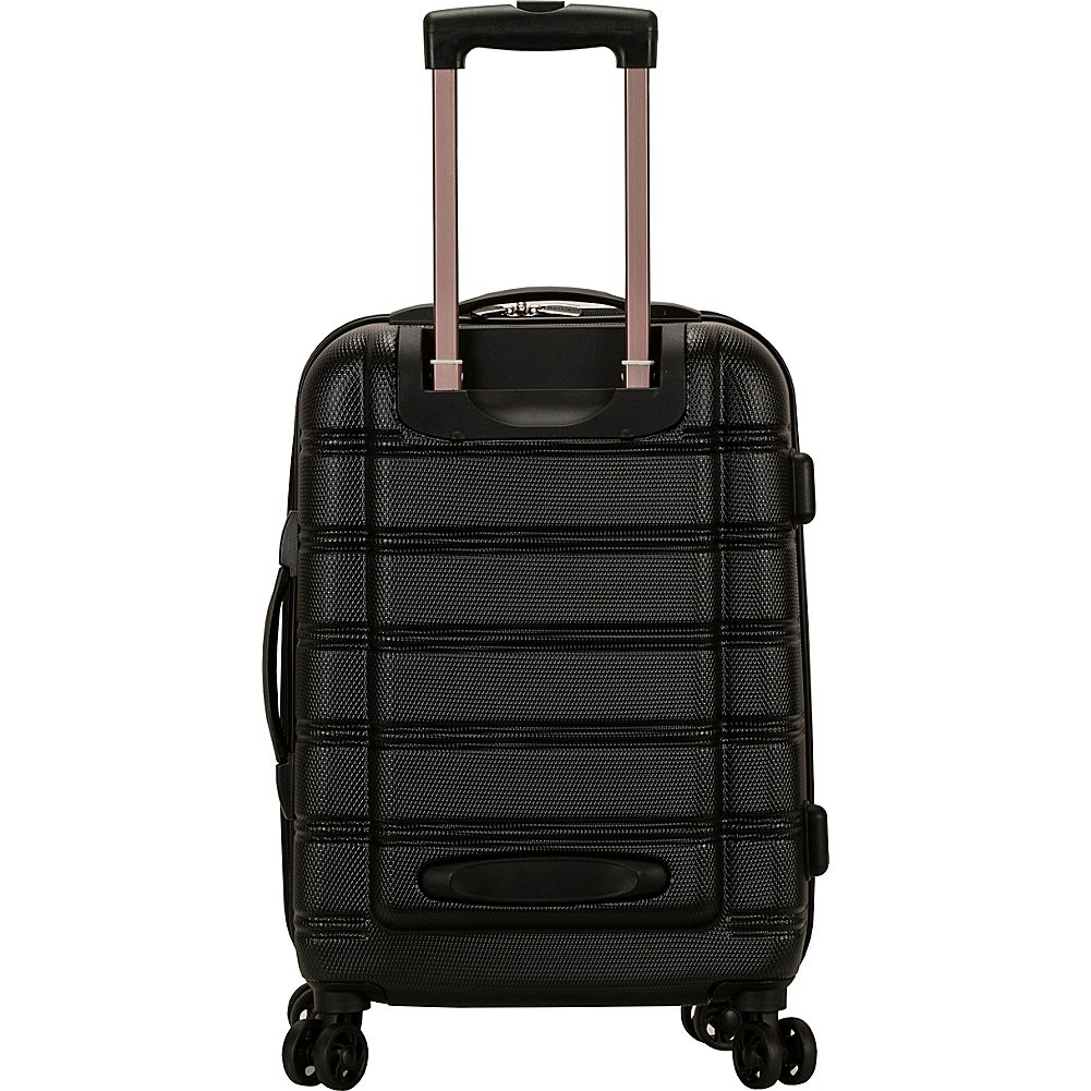 Rockland Melbourne Hardside Expandable Spinner Wheel Luggage, Two Tone White, Carry-On 20-Inch
