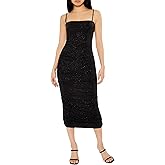 Forever 21 Womens Glitter Knit Bodycon Maxi Dress