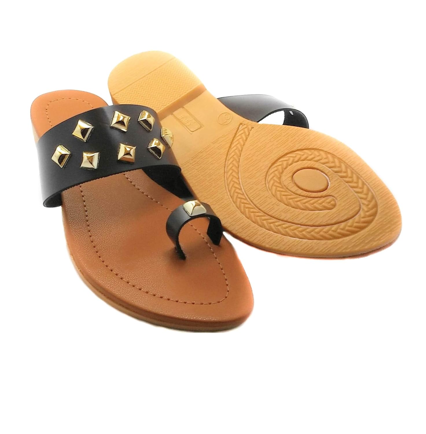 grienyrus womens stylish outdoor black sandal