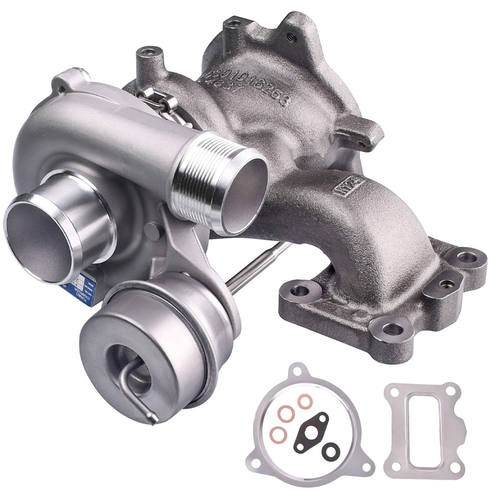 Photo 1 of tycardor HT 1639-970-0003 Turbo Turbocharger Kit with Wastegate Actuator and Gasket Compatible with Ford Fusion 2014-2020 Escape 2017-2019 1.5L Replace F1FZ-6K682-D F1FZ-6K683-D 1816470