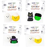 30 Pack Halloween Squishes, Halloween Party Favors, Halloween Classroom Favors, Squishy Toys, Goodie Bag Fillers, Bulk School for Kids, Halloween Treats Non Candy, Teal Pumpkin Project