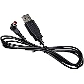 Sirius XM - Adaptador de corriente USB de 5 voltios (3 pies) con punta roja para puertos de conexión eléctrica