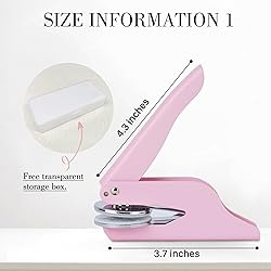 OFCCUSTOM Book Embosser Custom Embosser Stamp with