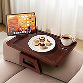 Couch Trays & Sofa Armrest Table - Multi-Functional Arm Trayes for Couch, Perfect Sofa Arm Tray Table for Snacks & Drinks