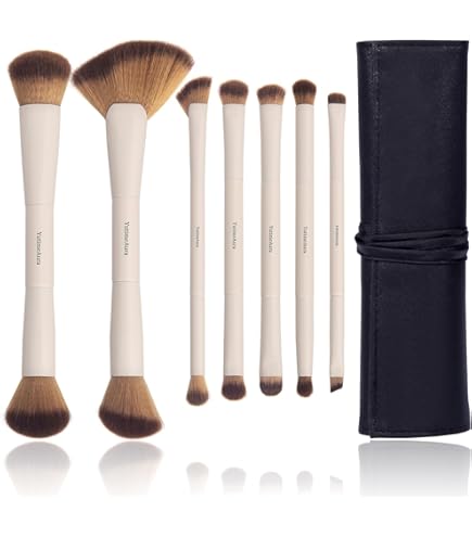 Amazon.com: YutimeAura Makeup Brush Set 10pc, Dual-Ended Makeup
