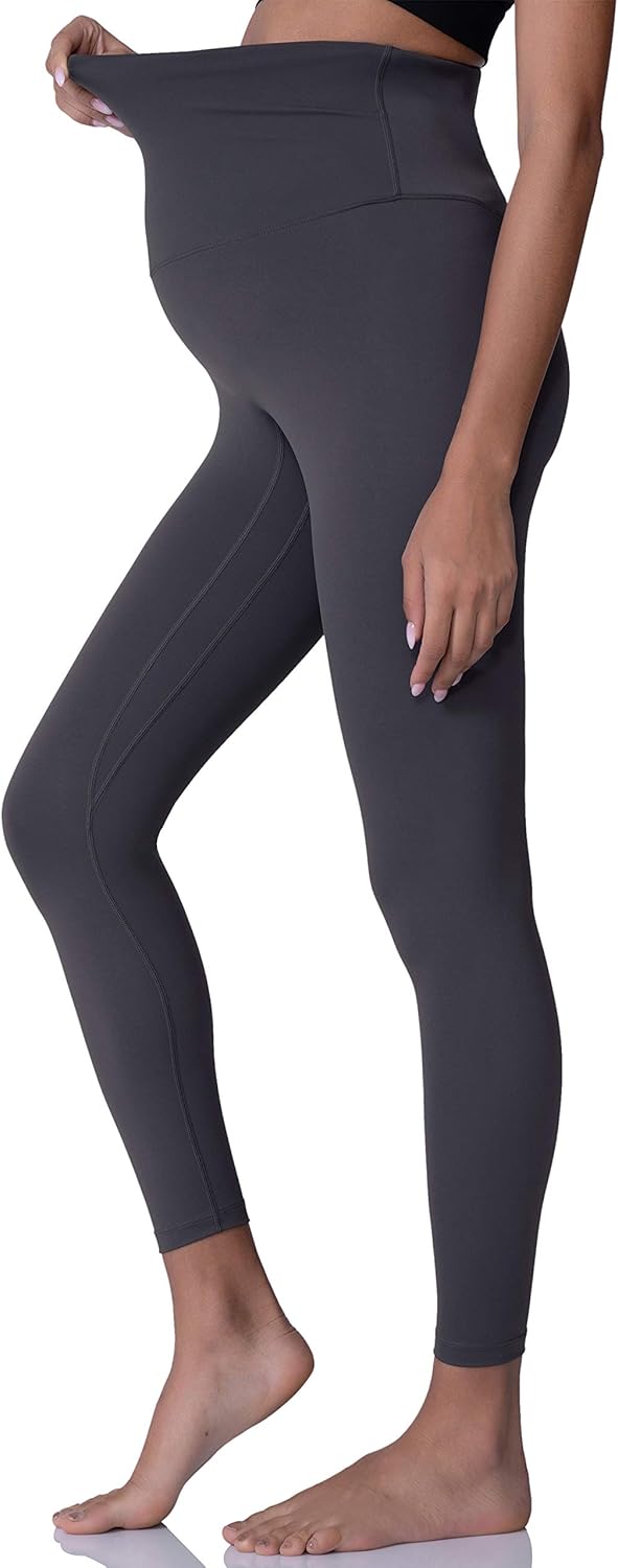 POSHDIVAH Women's Maternity Leggings Over The Belly Pregnancy Yoga Pants Active Wear Workout Leggings at  Women’s Clothing store