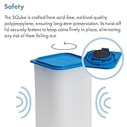 LIGHTHOUSE - Square Coin Tubes for 20 Coins