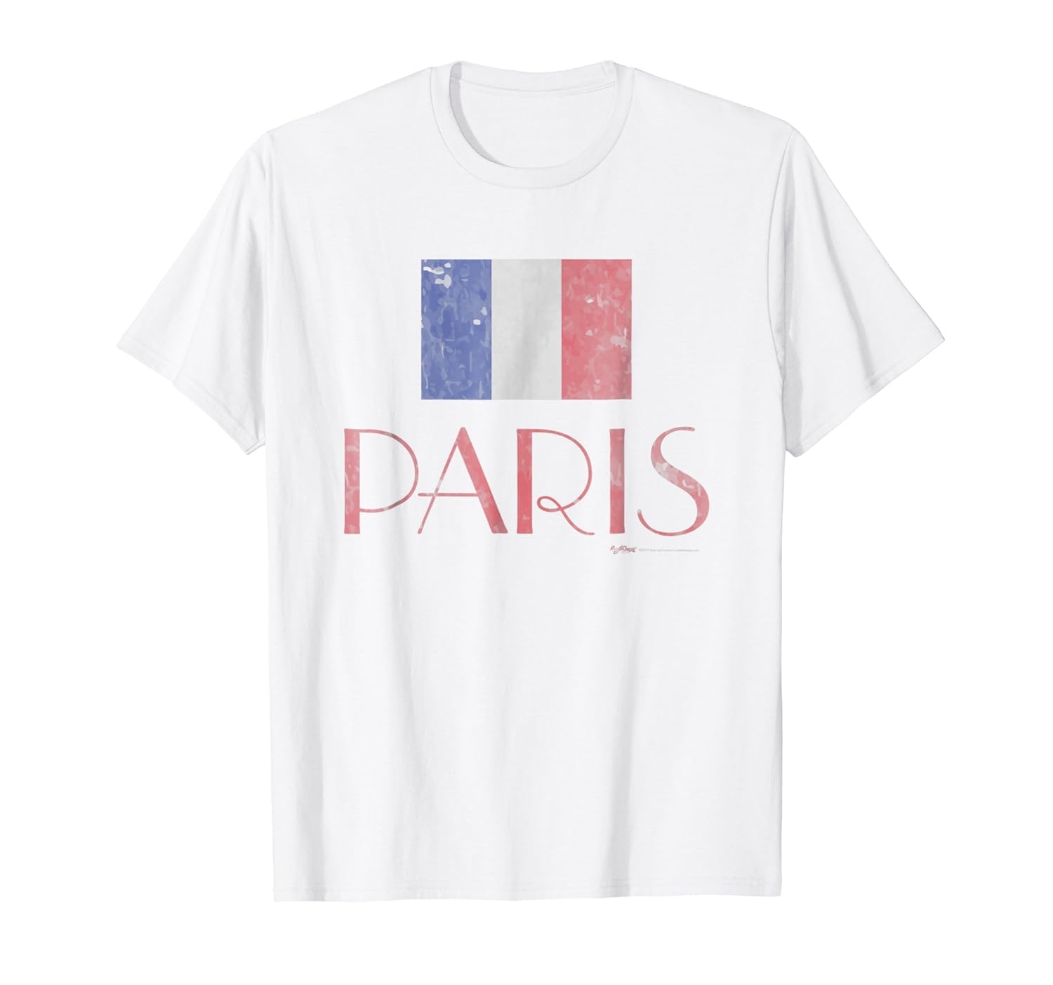 Vintage French France Paris Flag T Shirt Men Women and Kidsln Lntee