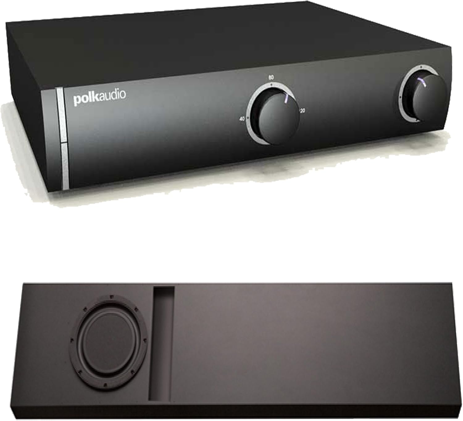 Polk Audio Swa500 Power Amplifier Plus A Polk Audio Csw155