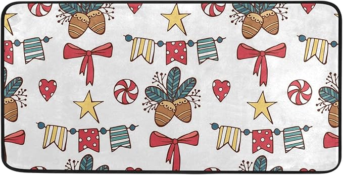 Alfombras Modernas para Sala de Estar Patrón navideño sin Costuras con