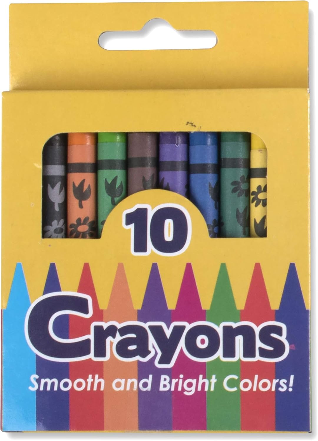 12 Pack Crayons - Wholesale Bright Wax Coloring Crayons in Bulk, 10 Per Box, 12 Box Bundle Art Set: Office Products