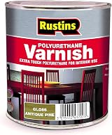 Rustins Polyurethane Varnish Antique Pine Gloss 250ml