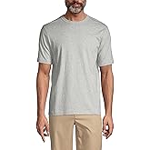 Lands' End Essentials Men's Short-Sleeve Soft Cotton T-Shirt - Relaxed Easy Fit