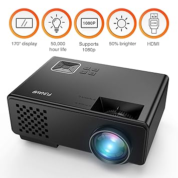 FUNAVO Proyector RD-815, Mini LED Videoproyectore, Proyector para ...