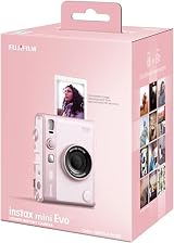INSTAX mini EVO 2-in-1 Hybrid Camera and Printer Rose 10 Lenses 10 Effects view 3