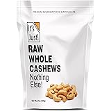 It's Just - Raw Whole Cashews, 24oz (1.5lbs), Premium Quality, Large Fancy, Non-GMO, Unsalted