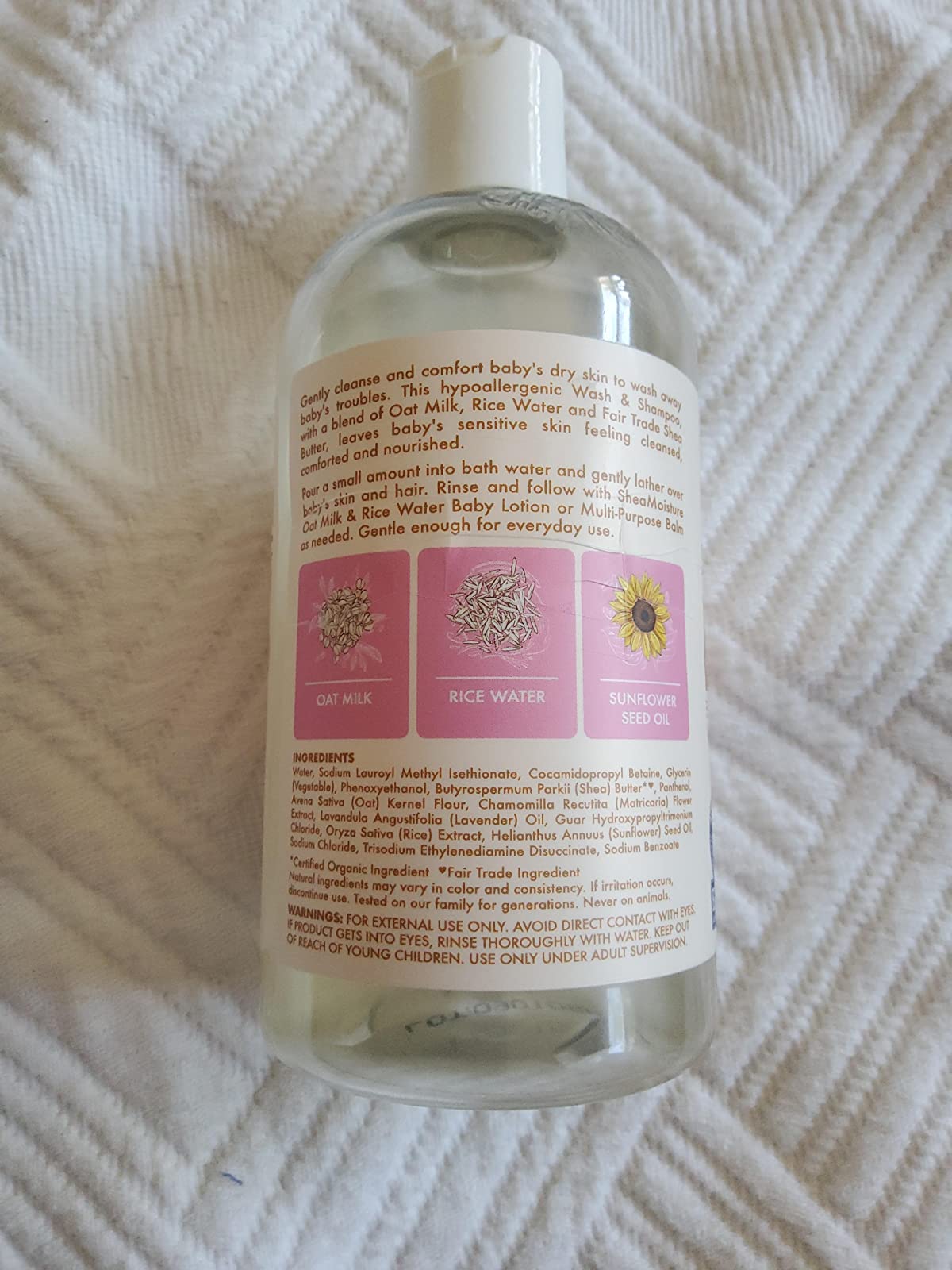 4/mo Finance Baby Extra Comforting Wash & Shampoo, Oat Milk & Rice