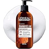 L'Oreal Paris Men Expert BarberClub 3-in-1, Face Wash, Beard Wash, Beard Shampoo, Cleanses and Conditions Skin with Face Clea
