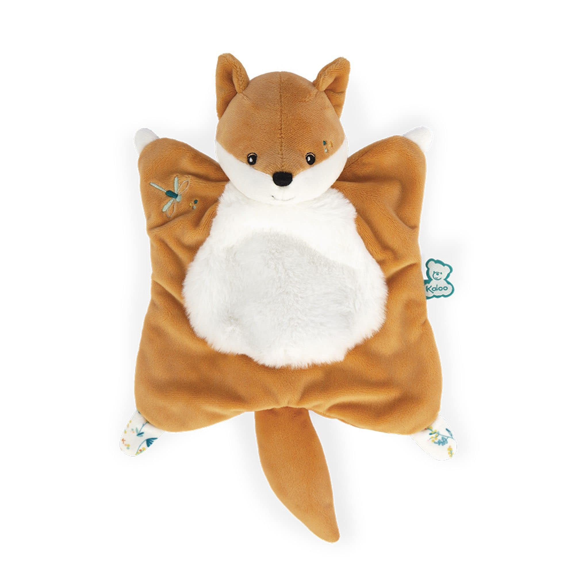 Kaloo - Fripons - Leonard The Fox Plush Comforter - Ultra-Soft & Fluffy Comforter - 24 cm - 0 Months +, K960271