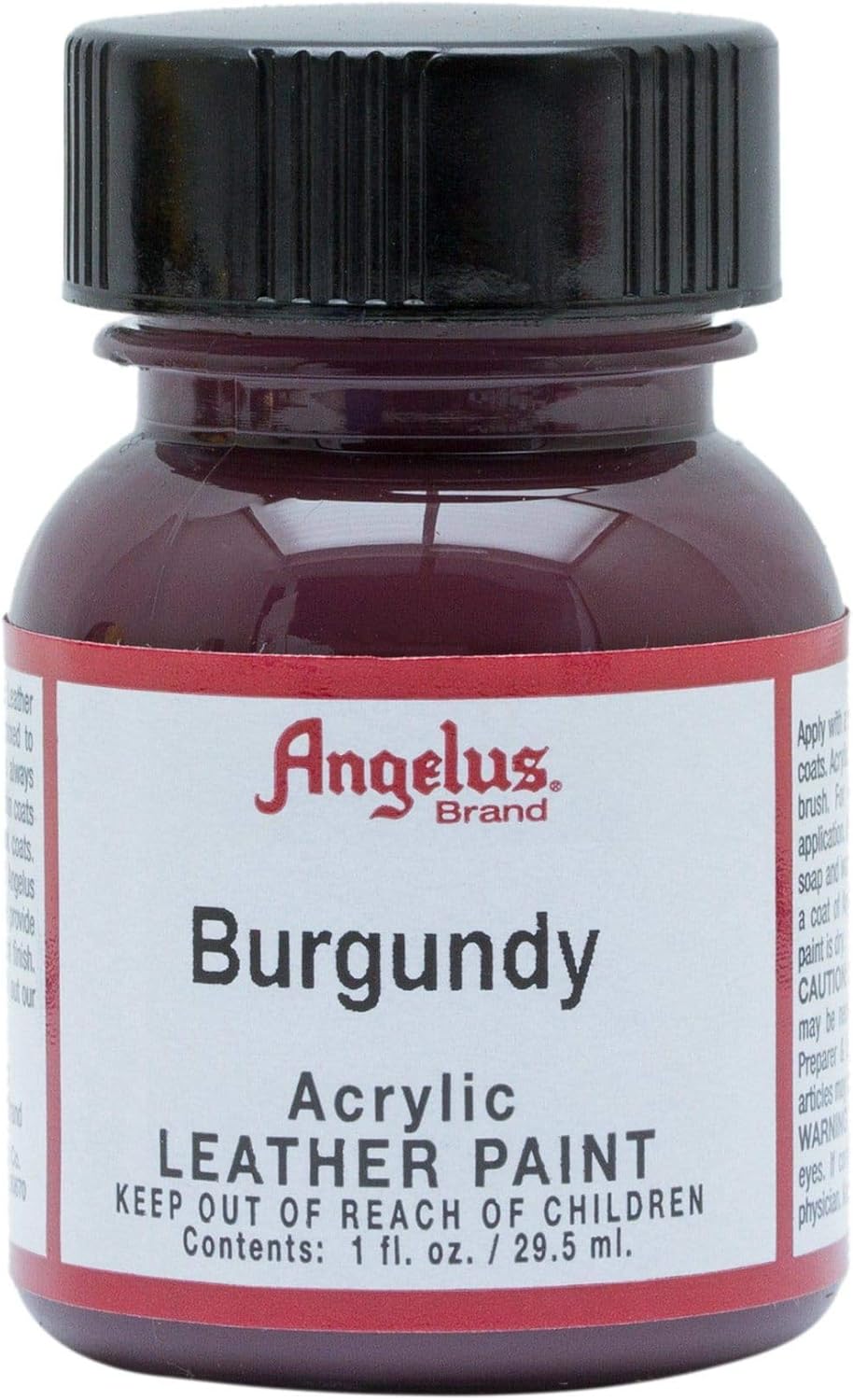 Angelus Acrylic Leather Paint, Red, 29.5 ml (Pack of 1)