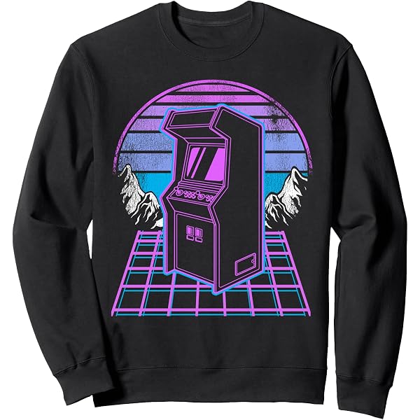 Amazon.com: Arcade Machine Synthwave 90s Video Games Retro Gaming