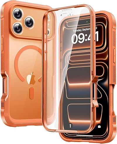 Diaclara für iPhone 17 Pro Max Hülle mit MagSafe, 360 Grad Vollschutz Schutzhülle mit Integrierter Displayschutzfolie und Kameraschutz, Stoßfeste Handyhülle für iPhone 17 Pro Max 6,9\