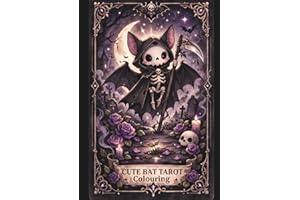 Cute Bat Tarot Colouring