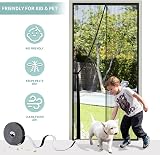SMALUCK Magnetic Door Screen 80x200 cm Heavy Duty Mesh with Magnets view 4
