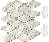STICKGOO 10 Sheets Peel and Stick Backsplash, Beige