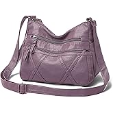 Gladdon Small Crossbody Bags for Women Leather Shoulder Purses Vegan Womens Cross body Bag Lightweight | Small, Leather, Vegan, Womens, Lightweight