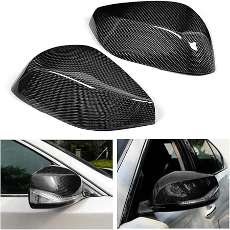 Amazon Keenso 車サイドビューミラーカバー 交換用カーボンファイバーバックミラーカバー Q50 Q60 Q70 Qx30に対応 サイドミラー 車 バイク