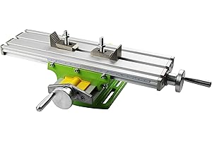 HFS (R) Multifunction Worktable Milling Machine - Adjustable X-Y Compound Drilling Slide Table for Bench Drill (330x95mm)(13 