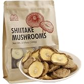 VIGOROUS MOUNTAINS Dried Shiitake Mushrooms for Cooking 3.53oz | Pure Aroma Thin Cap without Stem, Rehydrate Quickly, Soft Texture Dry Mushrooms Shiitake Perfect for Summer Barbecue